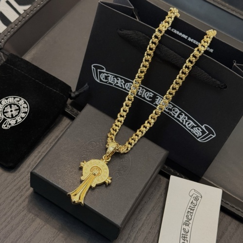 Chrome Hearts Classic Retro Horseshoe Cross Necklace