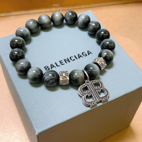 Balenciaga Retro Fashion Tiger Eye Stone BB Bracelet