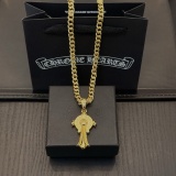 Chrome Hearts Classic Retro Horseshoe Cross Necklace