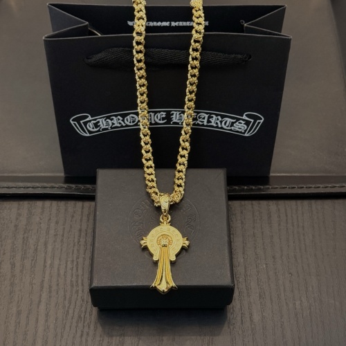 Chrome Hearts Classic Retro Horseshoe Cross Necklace