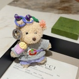 Gucci Fashion Bear GG Keychain Bag Pendant