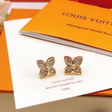 Louis Vuitton New Fashion Diamond Studded Plum Blossom Earrings