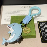 Gucci Fashion Versatile Dolphin Double G Keychain Bag Pendant