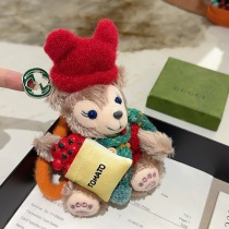 Gucci Fashion Versatile Bear Double G Keychain Bag Pendant