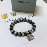 Balenciaga Retro Fashion Tiger Eye Stone BB Bracelet