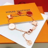 Louis Vuitton Fashion Red Beimu Clover Bracelet