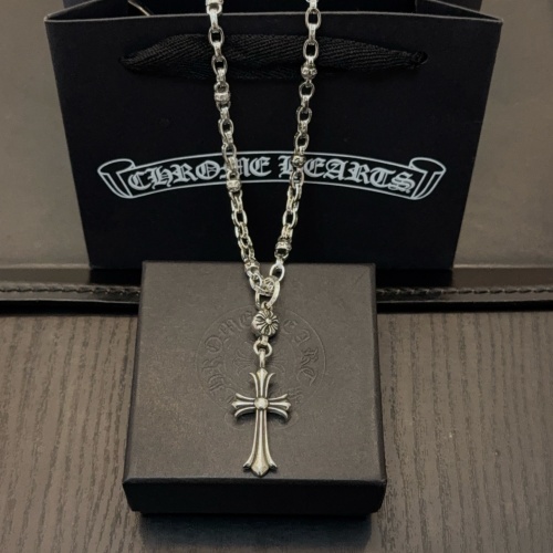 Chrome Hearts Classic Retro Cross Flower Ball Necklace