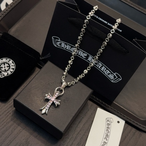 Chrome Hearts Classic Retro Cross Flower Ball Necklace