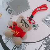 Dior Classic Bear Logo Keychain Bag Pendant
