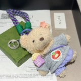 Gucci Fashion Bear GG Keychain Bag Pendant