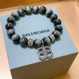 Balenciaga Retro Fashion Tiger Eye Stone BB Bracelet