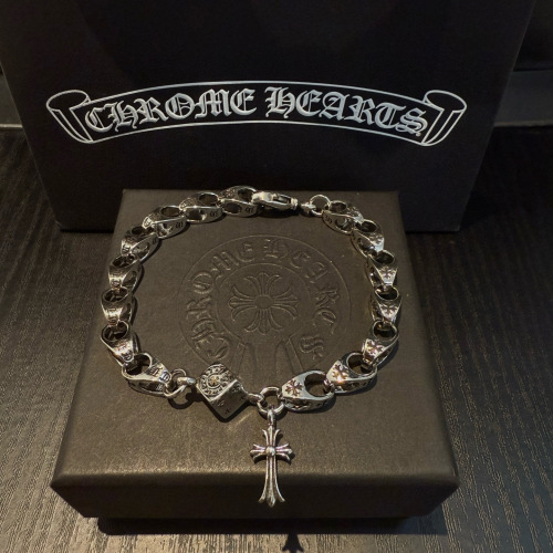 Chrome Hearts Classic Retro Cross Dice Bracelet
