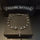Chrome Hearts Classic Retro Cross Dice Bracelet