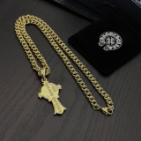 Chrome Hearts Classic Retro Horseshoe Cross Necklace
