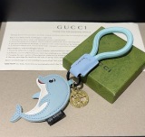 Gucci Fashion Versatile Dolphin Double G Keychain Bag Pendant