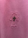 Chrome Hearts Fashion Patch Embroidered Cross T-shirt Couple Versatile Casual Short Sleeve