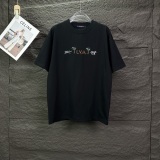 Louis Vuitton Classic Embroidered Animal LogoT girl Couple Versatile Casual Short Sleeves