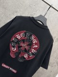 Chrome Hearts Fashion Patch Embroidered T-shirt Couple Versatile Casual Short Sleeve