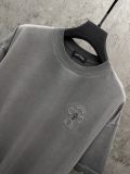 Chrome Hearts Fashion Patch Embroidered Cross T-shirt Couple Versatile Casual Short Sleeve