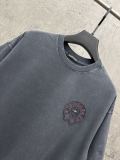 Chrome Hearts Fashion Patch Embroidered T-shirt Couple Loose Casual Short Sleeve