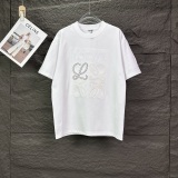 Loewe Classic Embroidery Logo T-shirt Couple Versatile Casual Short Sleeves
