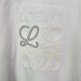 Loewe Classic Embroidery Logo T-shirt Couple Versatile Casual Short Sleeves
