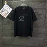 Loewe Classic Embroidery Logo T-shirt Couple Versatile Casual Short Sleeves