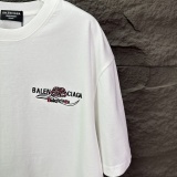 Balenciaga Couple Classic Embroidered Logo Versatile Casual Short Sleeve T-shirt