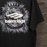 Balenciaga Classic Embroidery LogoT girl Couple Versatile Casual Short Sleeves