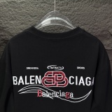Balenciaga Couple Classic Embroidered Logo Versatile Casual Short Sleeve T-shirt
