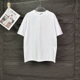 Dior Classic Foam Logo Printed T-shirt Couple Versatile Casual Short Sleeve