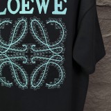Loewe Classic Embroidery LogoT girl Couple Versatile Casual Short Sleeves