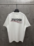 Balenciaga Classic Embroidery Logo T-Shirt Couple Loose Casual Short Sleeves