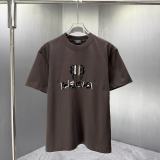 Balenciaga Classic Personalized Logo Printed T-shirt Couple Versatile Casual Short Sleeve