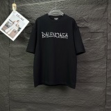 Balenciaga Classic Logo Printed T-shirt Couple Versatile Casual Short Sleeve