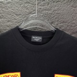 Balenciaga Fashion Multi Logo Printed T-shirt Couple Versatile Casual Short Sleeve