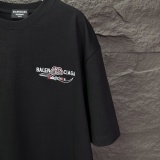 Balenciaga Couple Classic Embroidered Logo Versatile Casual Short Sleeve T-shirt