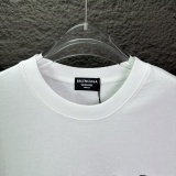 Balenciaga Couple Classic Embroidered Logo Versatile Casual Short Sleeve T-shirt