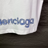 Balenciaga Classic Logo Printed Short Sleeve Couple Casual Loose T-shirt