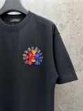 Chrome Hearts Fashion Patch Embroidered T-shirt Couple Versatile Casual Short Sleeve