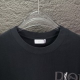 Dior Classic Foam Logo Printed T-shirt Couple Versatile Casual Short Sleeve