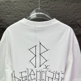 Balenciaga Classic Logo Printed T-shirt Couple Versatile Casual Short Sleeve