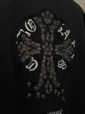 Chrome Hearts Fashion Patch Embroidered T-shirt Couple Versatile Casual Short Sleeve