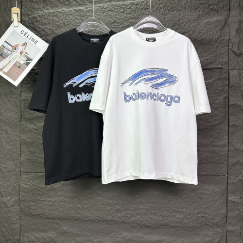 Balenciaga Classic Logo Printed Short Sleeve Couple Casual Loose T-shirt