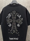 Chrome Hearts Fashion Patch Embroidered T-shirt Couple Versatile Casual Short Sleeve