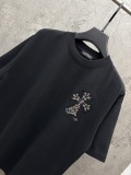 Chrome Hearts Fashion Patch Embroidered T-shirt Couple Versatile Casual Short Sleeve