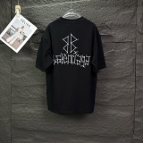 Balenciaga Classic Logo Printed T-shirt Couple Versatile Casual Short Sleeve