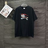 Burberry Classic Embroidered War Horse LogoT girl Couple Versatile Casual Short Sleeves
