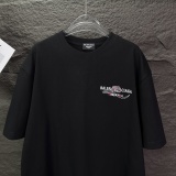 Balenciaga Couple Classic Embroidered Logo Versatile Casual Short Sleeve T-shirt