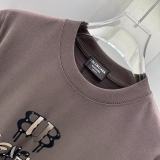 Balenciaga Classic Personalized Logo Printed T-shirt Couple Versatile Casual Short Sleeve